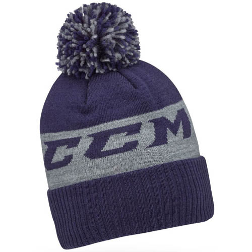 CCM Team Fleece Pom Knit Youth Hat