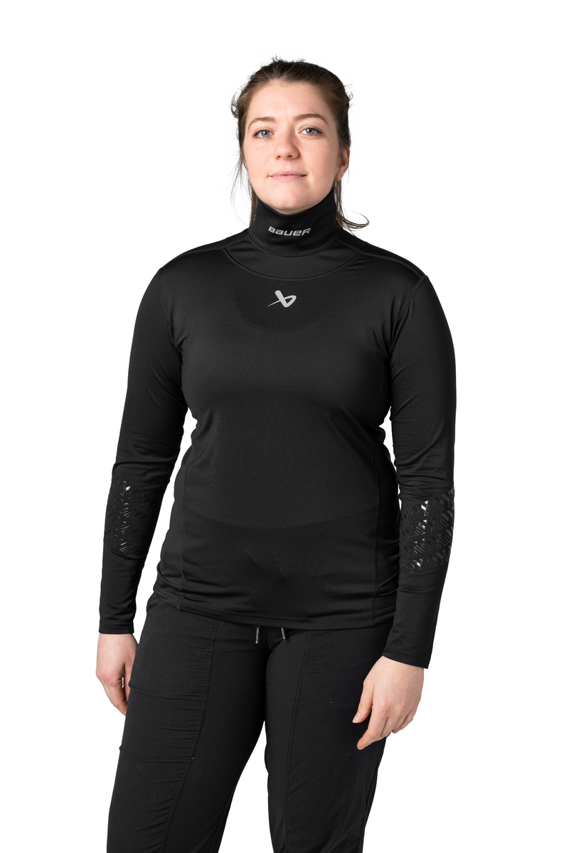 Bauer '25 Womens Neck Protect Long Sleeve Shirt