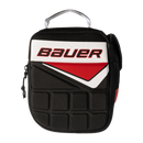 Bauer S26 lunch box in black and red with padded front panel and carry handle