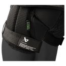 Close-up detail of Bauer Pro Ice Hockey Goalie Knee Guard showing DCT Defense Cloud Technology label and Bauer Innovation ...