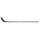 Bauer Supreme F40 Senior Ice Hockey Stick in black and teal colorway, full length view