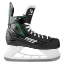 Bauer X-LS 2.0 Junior ice hockey skate in black with green accents and white blade