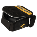 Bauer S26 lunch box in black and yellow with quilted lid partially open