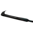 Bauer Supreme Fuse Junior goalie stick blade and lower shaft detail in black with teal accents