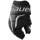 Bauer Supreme F40 Senior ice hockey glove in black and white colorway