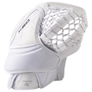 Bauer GSX Senior Ice Hockey Goalie Catcher glove in all-white colorway with mesh pocket