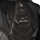 Close-up detail of Bauer Supreme F50 Pro hockey shoulder pad chest protection panel
