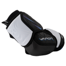 Bauer Vapor FlyW Senior ice hockey elbow pad in black, white, and blue colorway