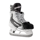 Bauer Vapor Flylite intermediate ice hockey skate in white and black colorway with PowerFly blade holder