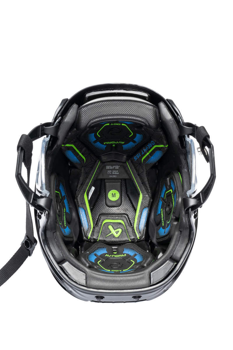 Bauer Re-Akt 155 Ice Hockey Helmet - With inside padding visible