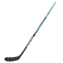 CCM Jetspeed FT9 Pro Youth ice hockey stick in black and blue colorway