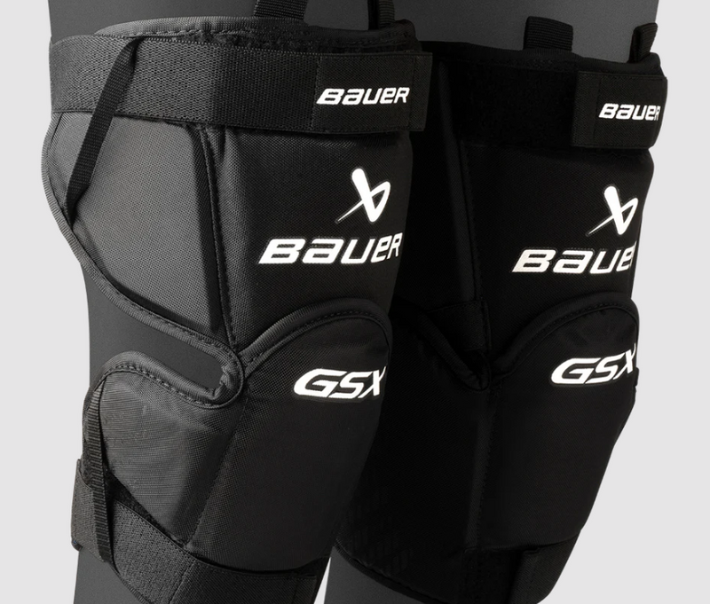 Bauer GSX Ice Hockey Goalie Knee Guards Youth