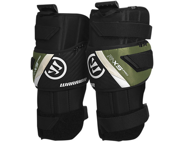 Warrior Ritual X5 Pro Ice Hockey Goalie Knee Guards Intermediate