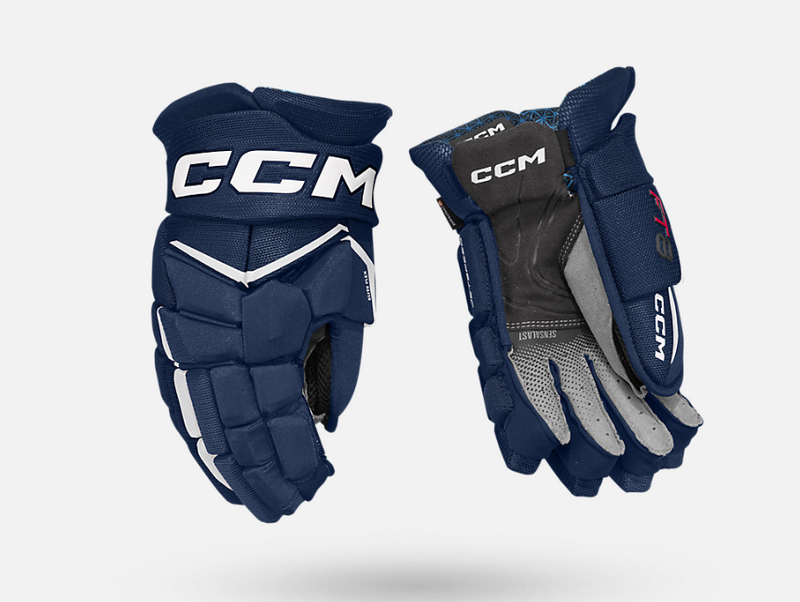 Tek Hockey Gloves Navy (14 BAUER Vapor X850 Pro Hockey