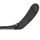Bauer off-ice blade protector in black with carbon fiber texture and Bauer logo strap