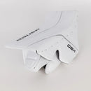 Bauer GSX Intermediate ice hockey goalie blocker in white with grey accents