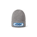 CCM Jofa grey ribbed knit cuffed beanie with blue and white logo patch