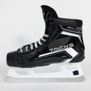 CCM Tacks XR70 intermediate goalie ice hockey skate in black and white colorway