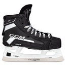CCM Tacks XR70 intermediate goalie ice hockey skate in black and white with SpeedBlade XSG holder