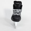 CCM XR 70 Junior Goalie Ice Hockey Skate in black, front view with white laces