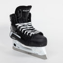 CCM Tacks goalie ice hockey skate in black with SpeedBlade XSG runner and white laces