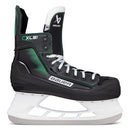 Bauer X-LS 2.0 Senior ice hockey skate in black and green with white blade holder