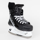 CCM XR 70 Junior ice hockey skate in black with white laces and SpeedBlade XS holder