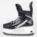 CCM Tacks XR90 senior ice hockey skate in black with white and silver accents