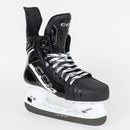 CCM XR 90 Senior ice hockey skate in black with white SpeedBlade holder and laces