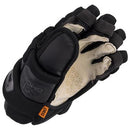 CCM Tacks XR Ghost ice hockey glove palm view showing black exterior and cream interior
