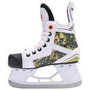 Daoust 301 youth ice hockey skate in green digital camouflage and white colorway