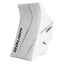 Bauer GSX Senior Ice Hockey Goalie Blocker in white with black branding on clean background