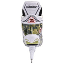 Front view of Daoust 301 youth ice hockey skate in green digital camo pattern