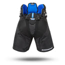 Sherwood Code Photon 1 Senior Ice Hockey Pants in black with blue interior padding, front view