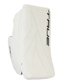 True Catalyst 7X6 ice hockey goalie blocker in all-white colorway, side view