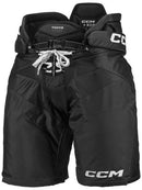 CCM Tacks Pro Senior ice hockey pants in black with lace closure and padded protection