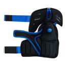 Sherwood Code Photon 1 Senior ice hockey elbow pad in black and blue, back view