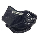 Vaughn Ion Junior ice hockey goalie catch glove in all-black with mesh pocket