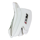 Vaughn Ion Junior ice hockey goalie blocker in white, side profile view