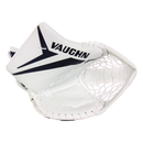 Vaughn Ion ice hockey goalie catch glove in white and black colorway, youth size