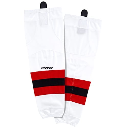 CCM SX8000 New Jersey Devils Intermediate Socks 27"